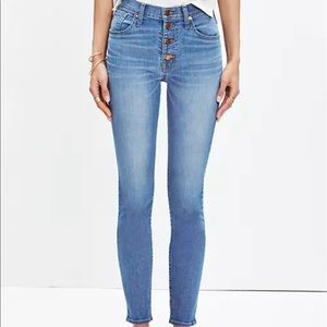 Madewell 9” High Riser Skinny Skinny Crop